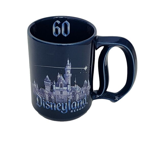 Disney Other - Disney Disneyland Resort 60 Diamond Celebration Ceramic Coffee Cup Blue